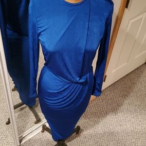 Blue dress